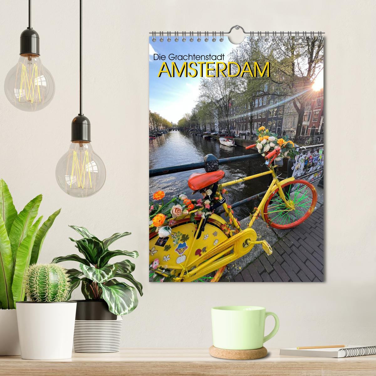 Bild: 9783457139868 | DIE GRACHTENSTADT AMSTERDAM (Wandkalender 2025 DIN A4 hoch),...