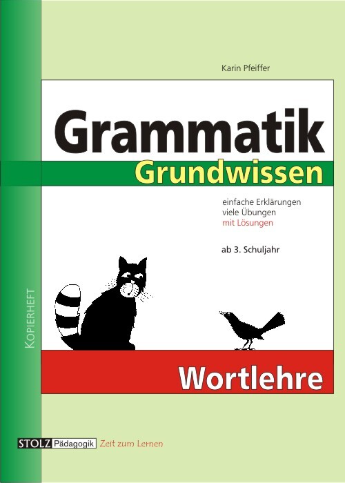 Cover: 9783897780606 | Grammatik Grundwissen Wortlehre | Wortlehre ab 3.Schuljahr | Pfeiffer