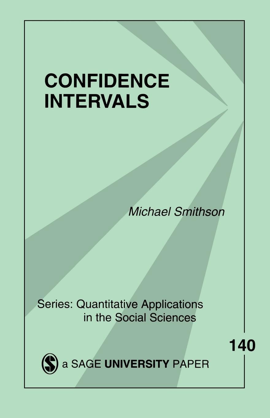 Cover: 9780761924999 | Confidence Intervals | Michael Smithson | Taschenbuch | Paperback