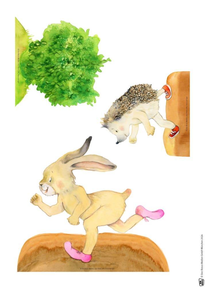 Bild: 4260694922019 | Hase und Igel. Erzählschienen-Figurenset | Brüder Grimm | Bundle