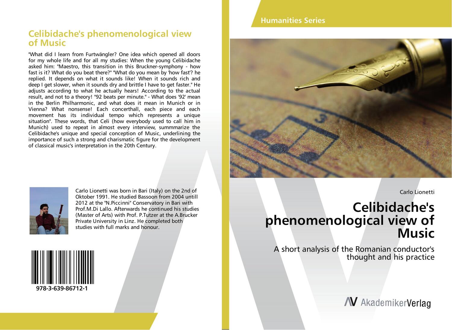 Cover: 9783639867121 | Celibidache's phenomenological view of Music, individual tempo,...