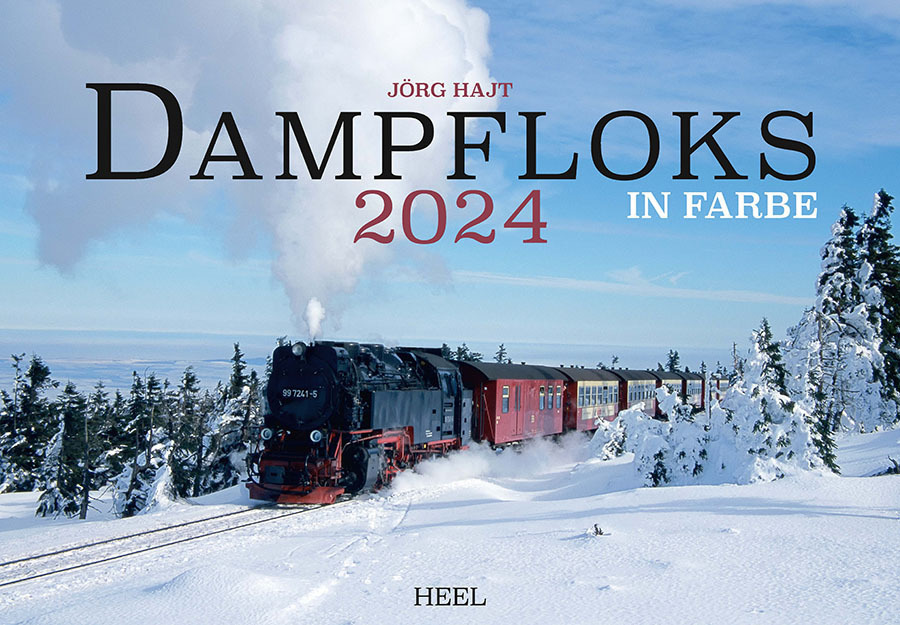 Cover: 9783966646673 | Dampfloks in Farbe Kalender 2024 | Jörg Hajt | Kalender | 14 S. | 2024
