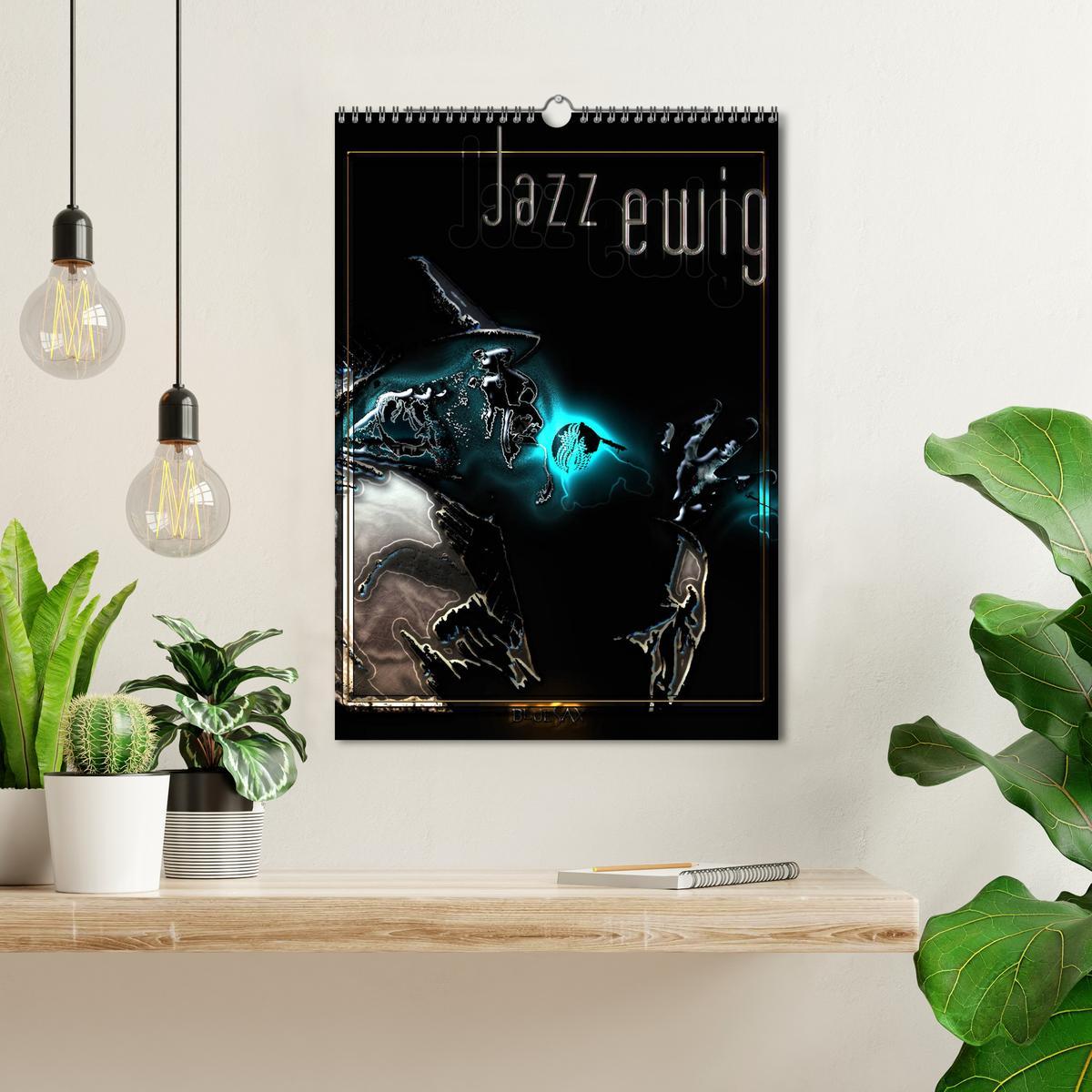 Bild: 9783435993093 | Jazz Ewig (Wandkalender 2025 DIN A3 hoch), CALVENDO Monatskalender