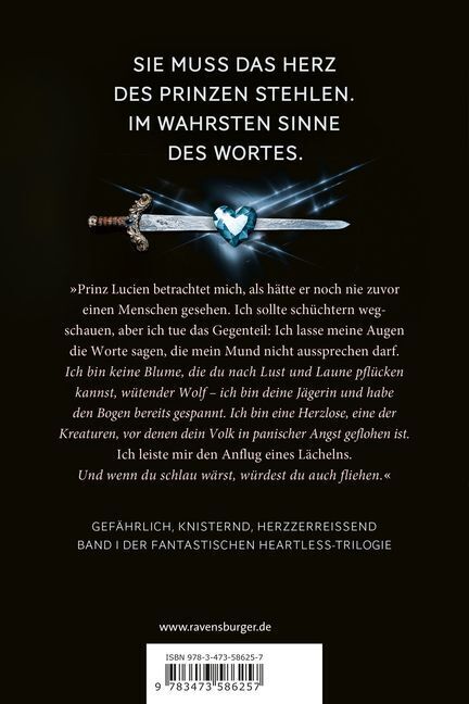 Bild: 9783473586257 | Heartless, Band 1: Der Kuss der Diebin | Sara Wolf | Taschenbuch