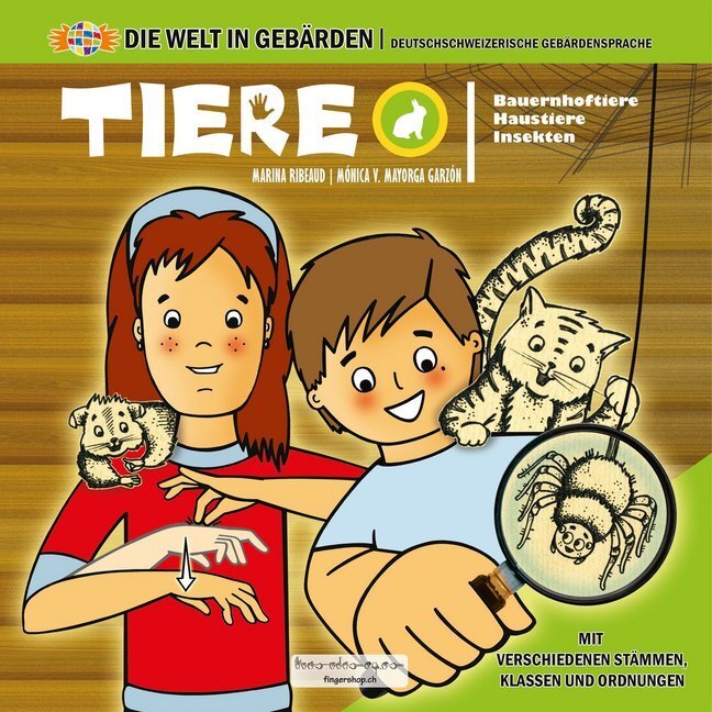 Cover: 9783906054230 | Die Welt in Gebärden - Tiere | Marina Ribeaud | Broschüre | 2017