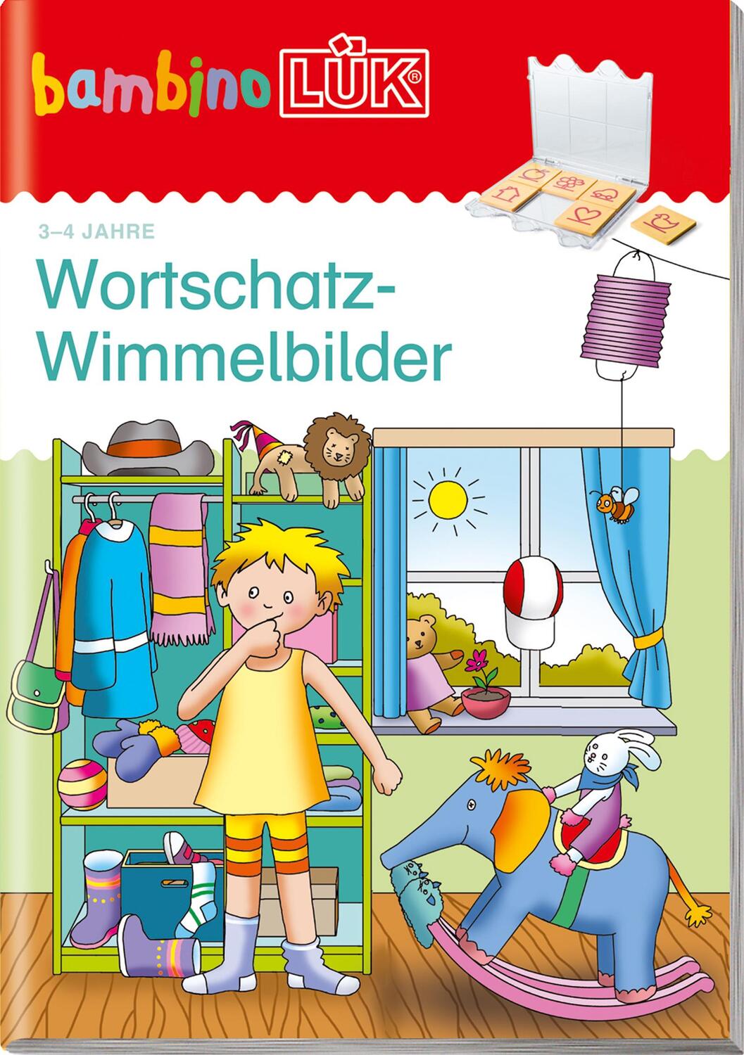 Cover: 9783837779790 | bambinoLÜK | Wortschatz-Wimmelbilder: Einkaufen, Essen, Kleidung