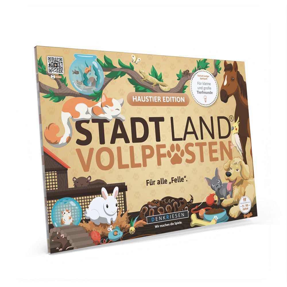 Cover: 4260528095278 | Denkriesen - Stadt Land Vollpfosten® Haustier Edition - "Für alle...