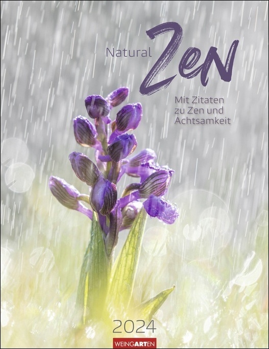 Cover: 9783840085352 | Natural Zen Kalender 2024. In der Ruhe liegt die Kraft....