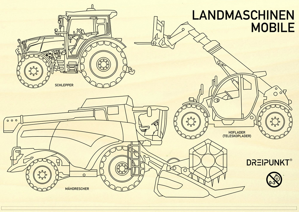 Bild: 4251241150733 | Laubsägevorlagen Landmaschinen (Mobile) | Schulze Media GmbH | Deutsch