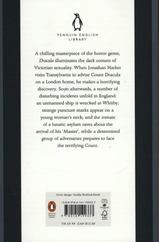 Rückseite: 9780141199337 | Dracula | Bram Stoker | Taschenbuch | Penguin English Library | 2012