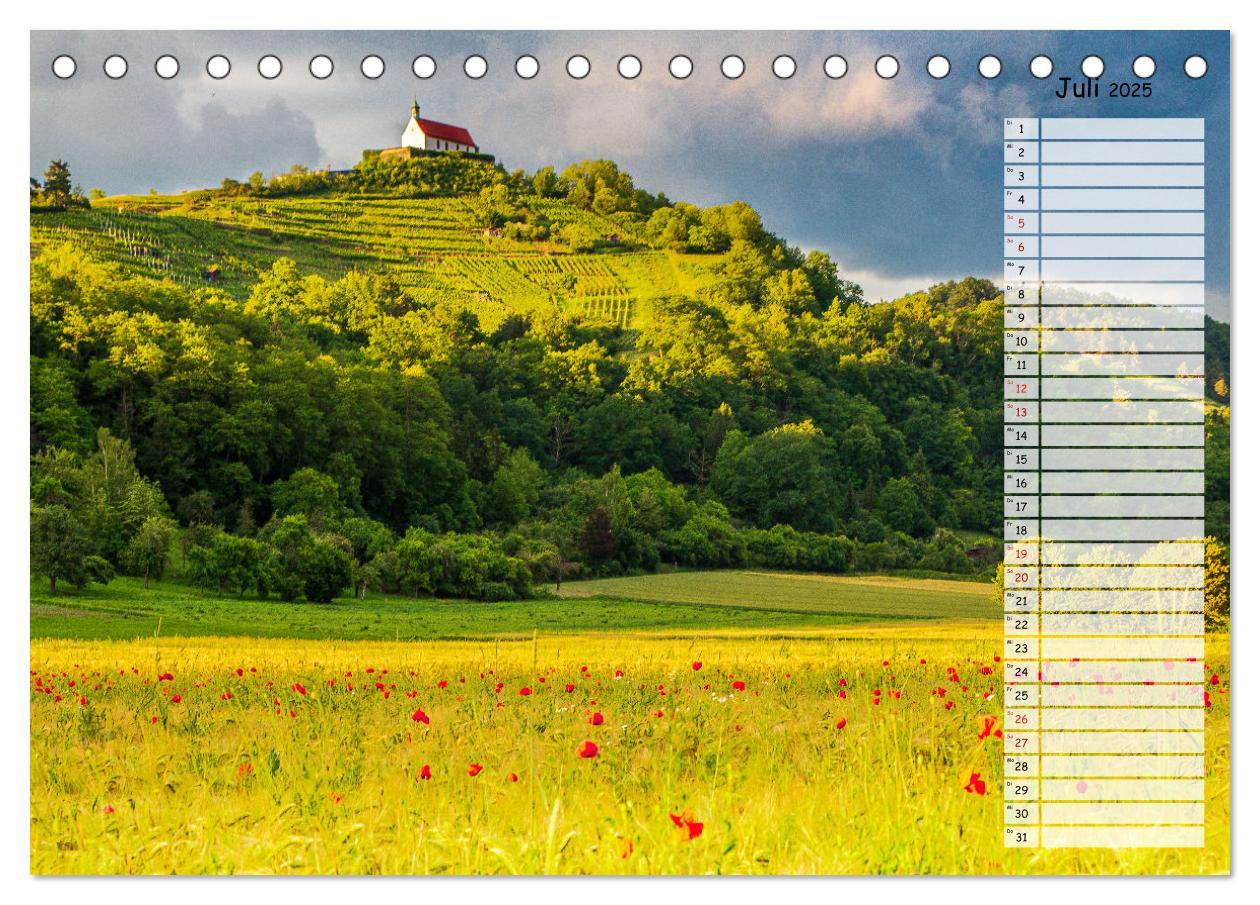 Bild: 9783435248612 | Rund um die Wurmlinger Kapelle (Tischkalender 2025 DIN A5 quer),...