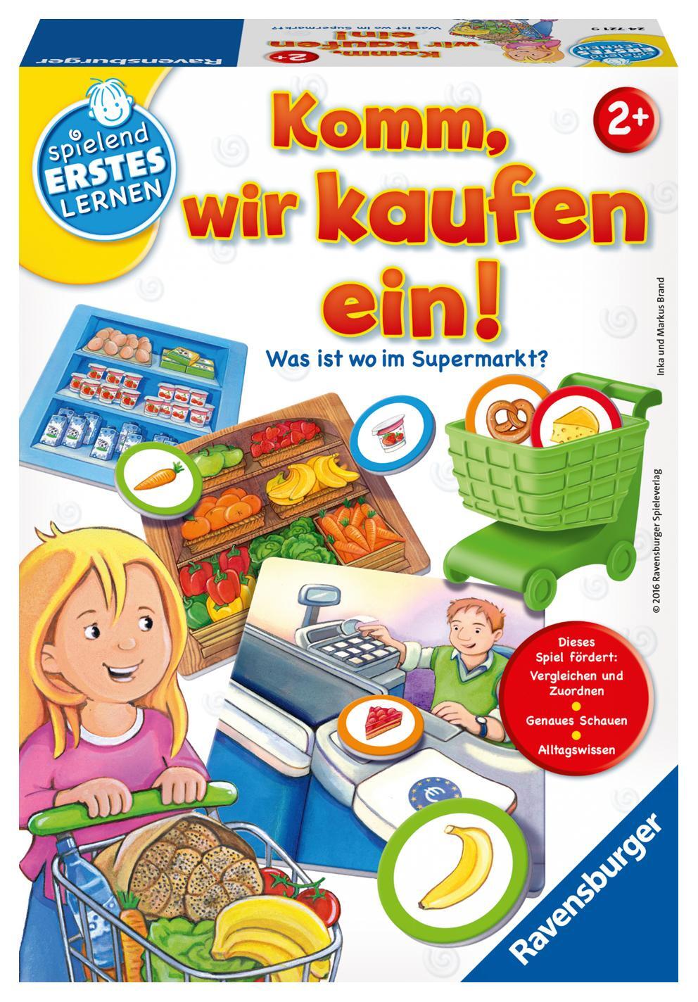 Cover: 4005556247219 | Komm, wir kaufen ein! | Was ist wo im Supermarkt? | Spiel | Deutsch
