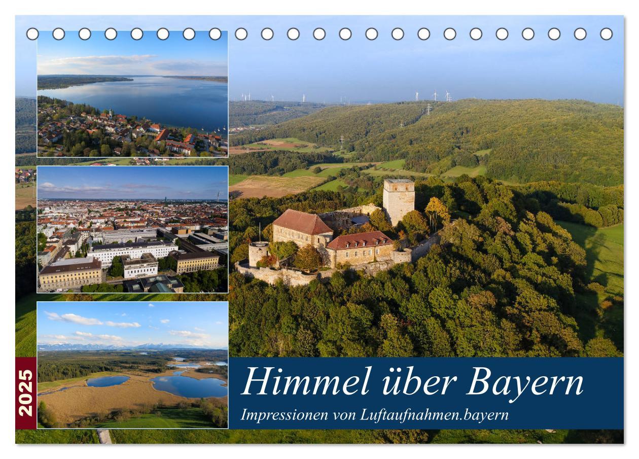 Cover: 9783435344628 | Himmel über Bayern (Tischkalender 2025 DIN A5 quer), CALVENDO...