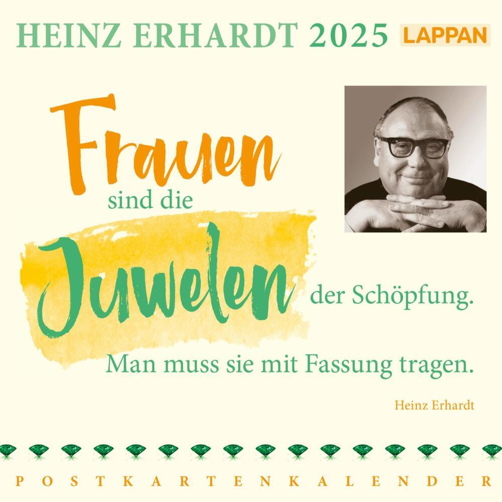 Cover: 9783830321408 | Heinz Erhardt: Postkartenkalender 2025 | Heinz Erhardt | Kalender