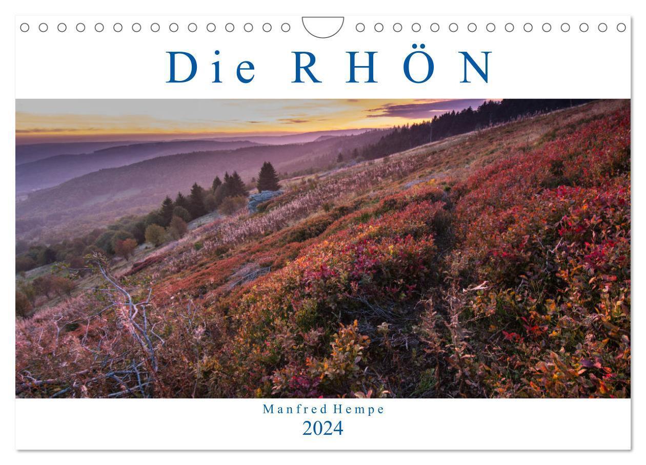 Cover: 9783675458543 | Die Rhön (Wandkalender 2024 DIN A4 quer), CALVENDO Monatskalender