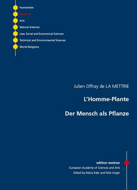 Cover: 9783897396067 | L'Homme-Plante - Der Mensch als Pflanze | Julien Offray de la Mettrie