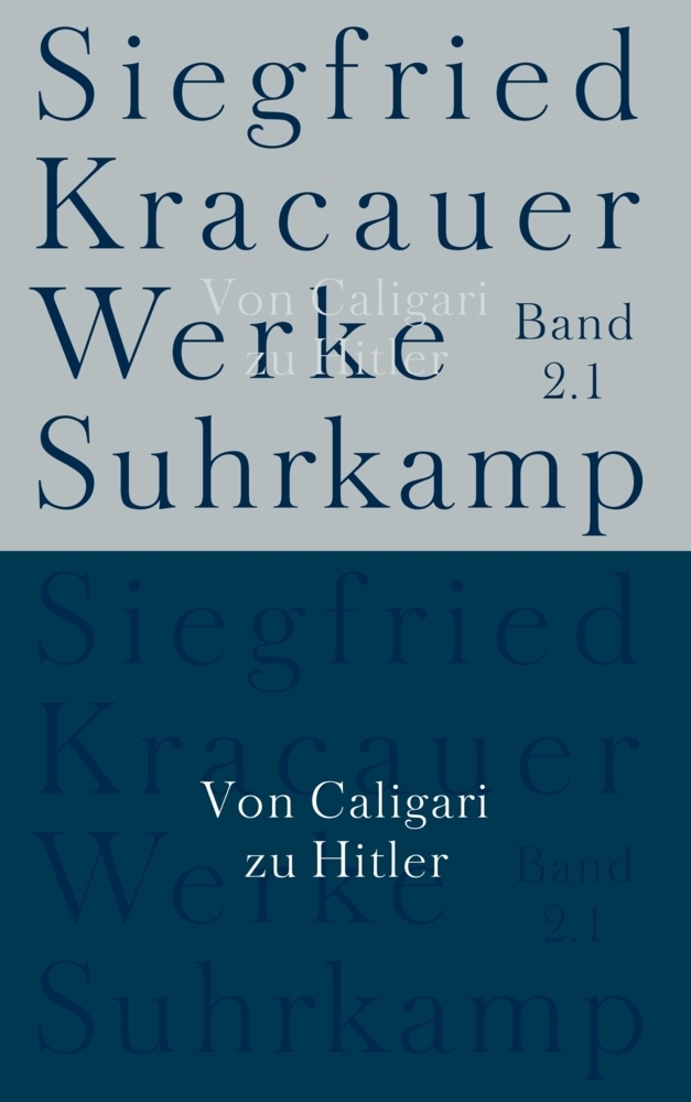 Cover: 9783518583425 | Von Caligari zu Hitler | Siegfried Kracauer | Taschenbuch | 2012