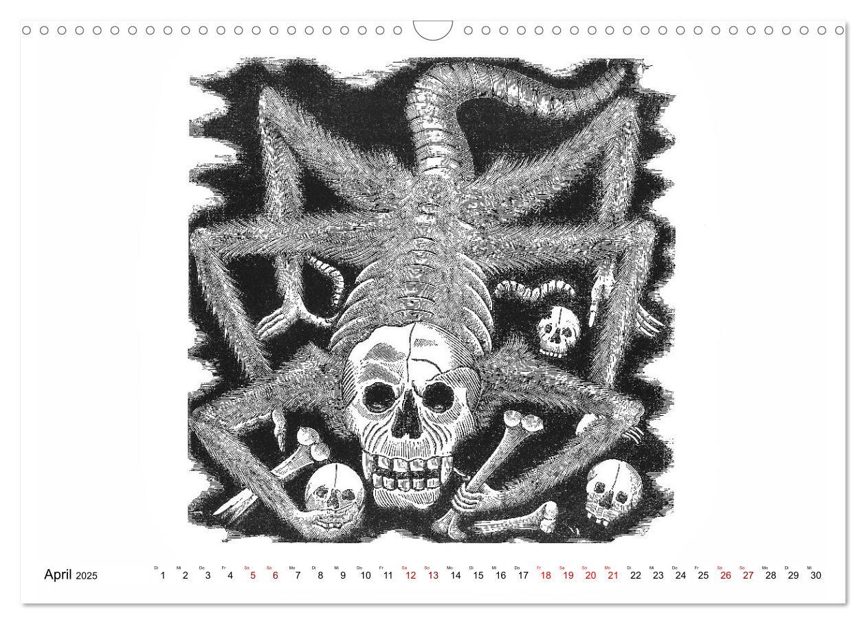 Bild: 9783435105397 | Calaveras - Totenköpfe und Skelette (Wandkalender 2025 DIN A3...