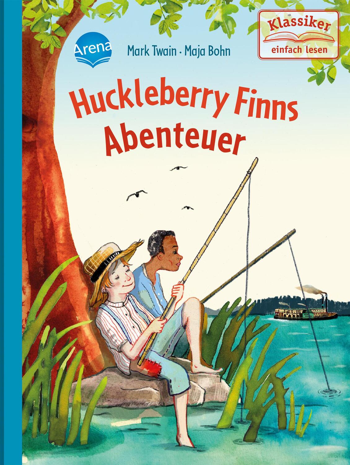 Cover: 9783401717272 | Huckleberry Finns Abenteuer | Klassiker einfach lesen | Twain (u. a.)