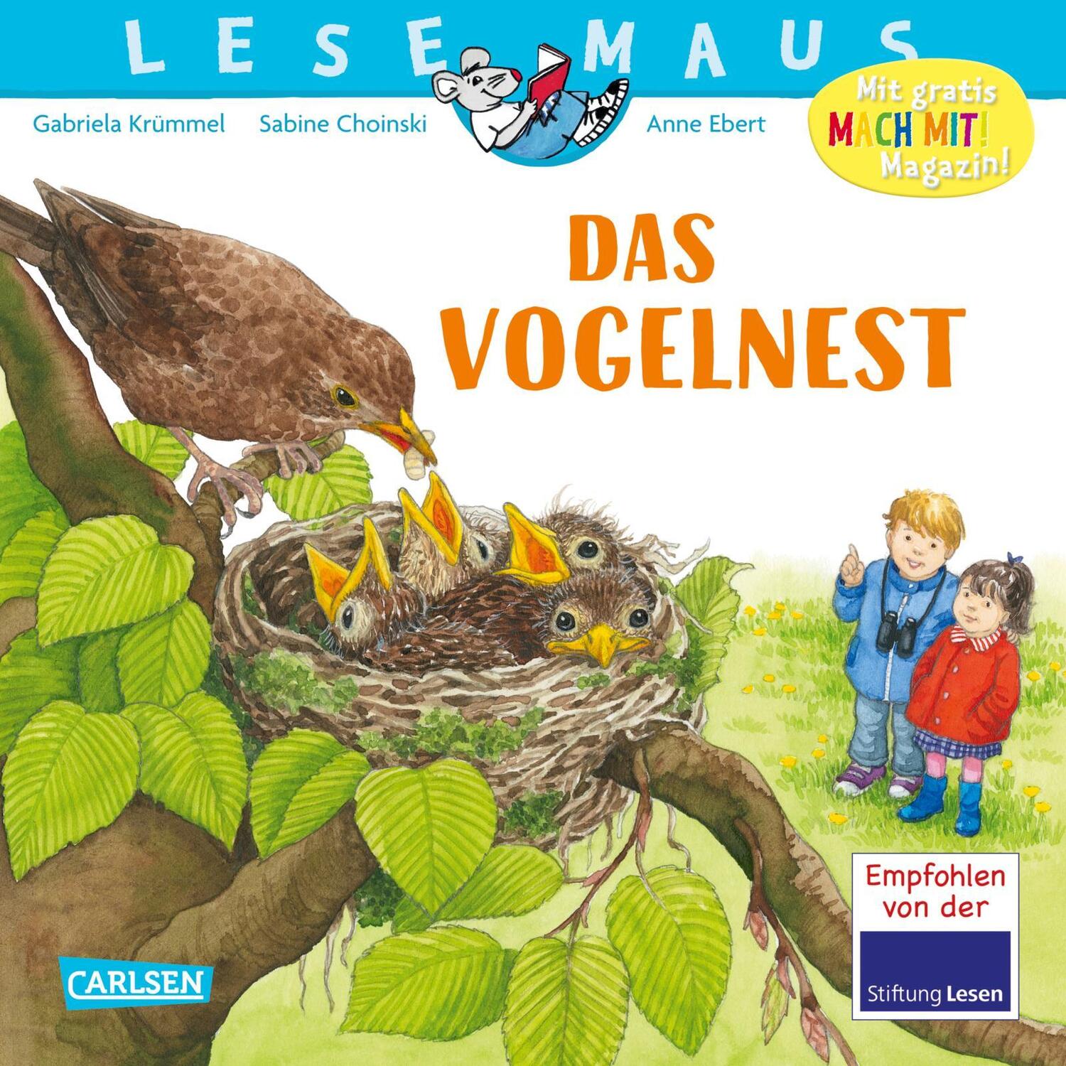 Cover: 9783551080080 | LESEMAUS 108: Das Vogelnest | Gabriela Krümmel (u. a.) | Taschenbuch