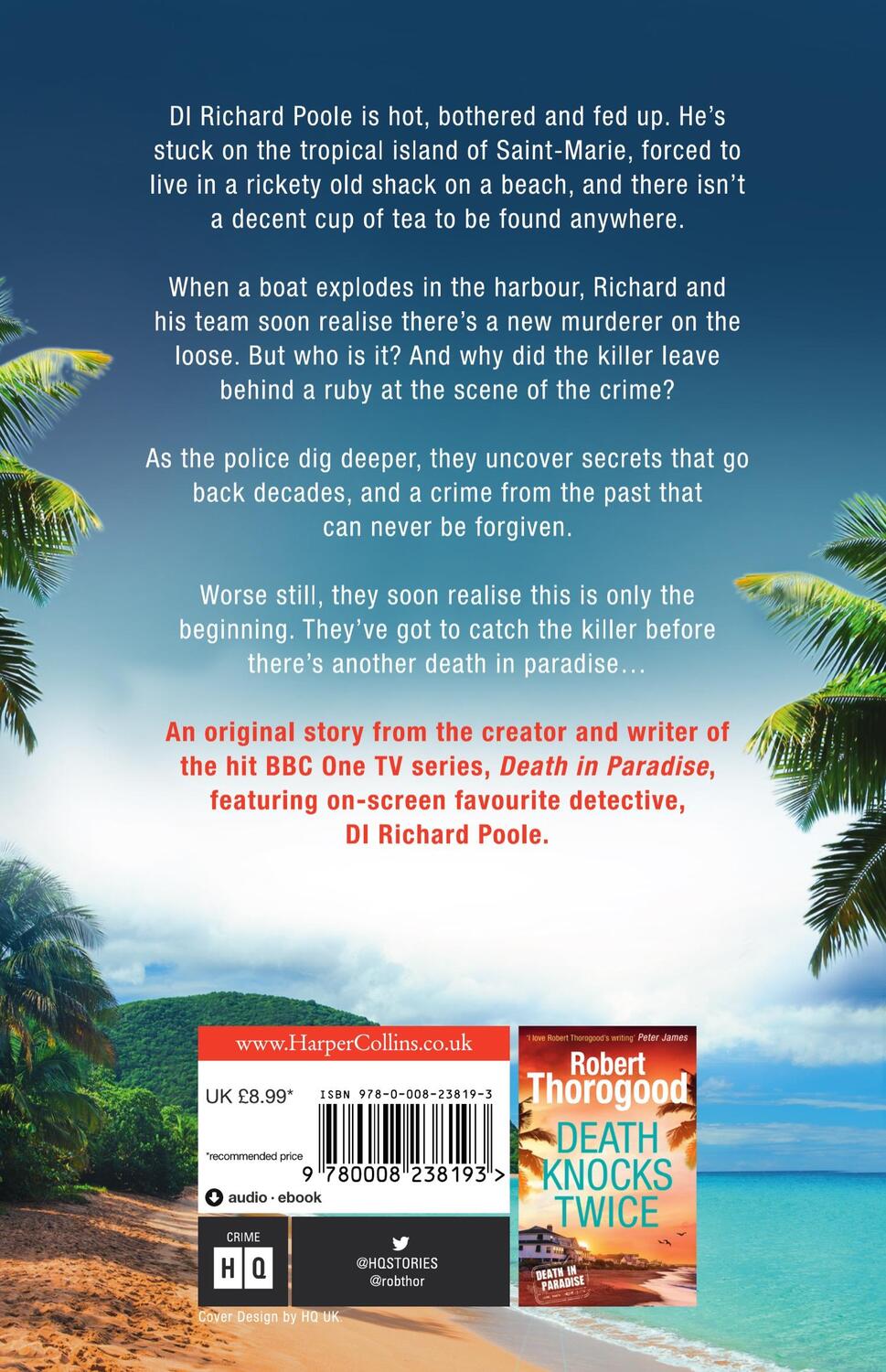 Rückseite: 9780008238193 | Murder in the Caribbean | Robert Thorogood | Taschenbuch | Englisch