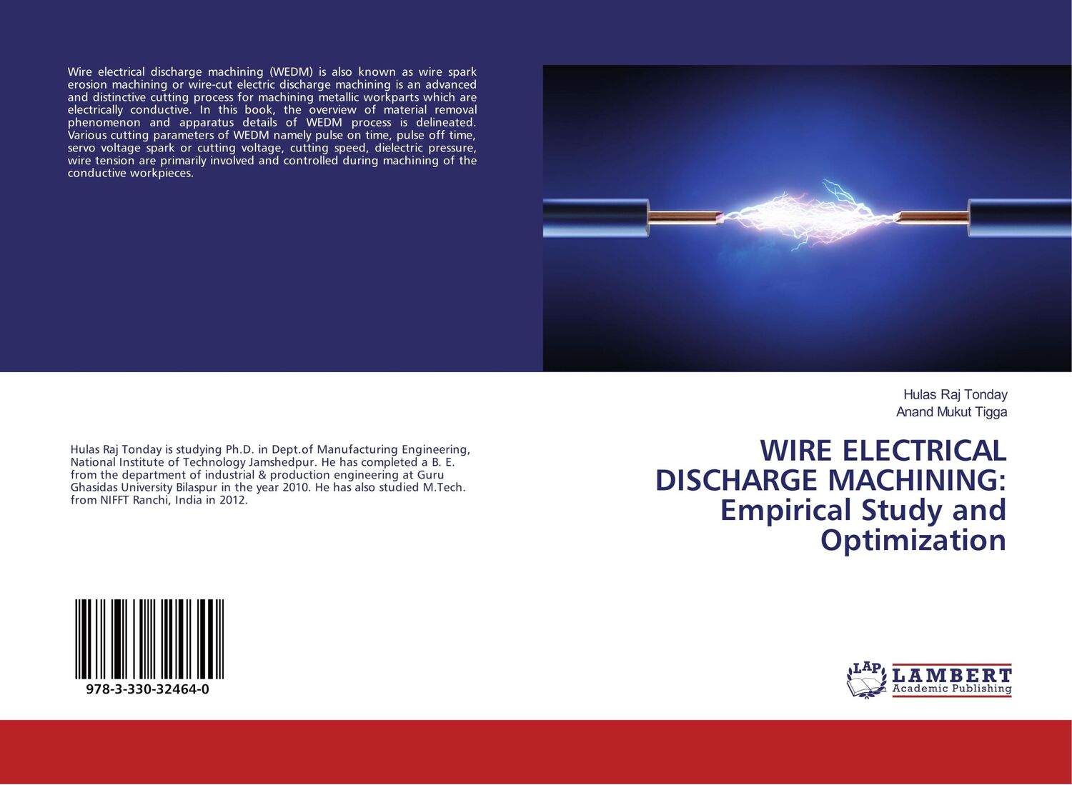 Cover: 9783330324640 | WIRE ELECTRICAL DISCHARGE MACHINING: Empirical Study and Optimization