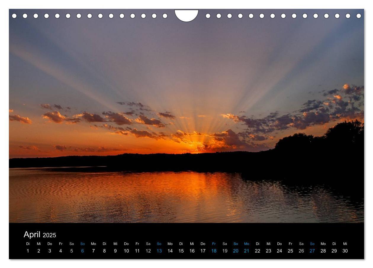 Bild: 9783435798094 | Sonnenuntergänge (Wandkalender 2025 DIN A4 quer), CALVENDO...