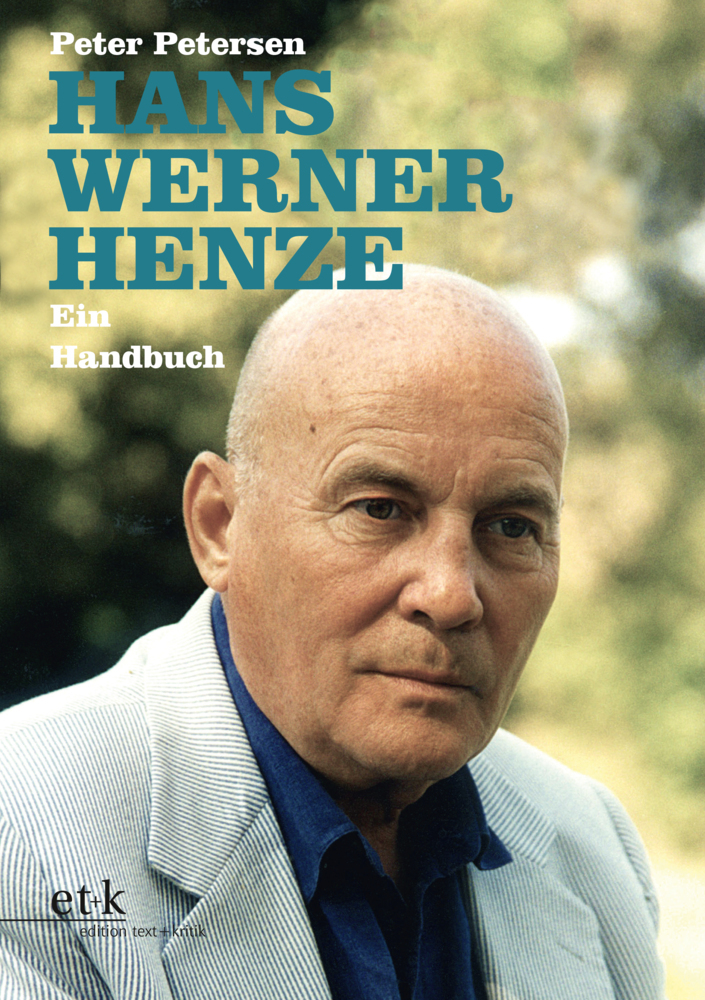 Cover: 9783967076271 | Hans Werner Henze | Ein Handbuch | Peter Petersen | Taschenbuch | 2022