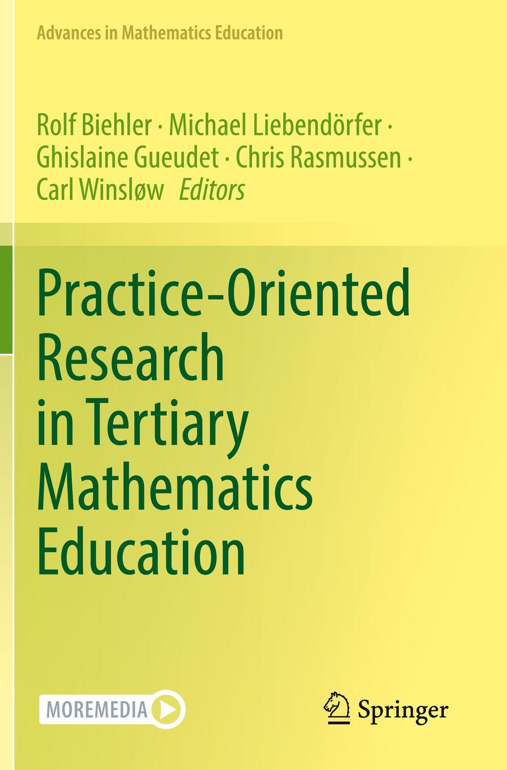 Cover: 9783031141775 | Practice-Oriented Research in Tertiary Mathematics Education | Buch