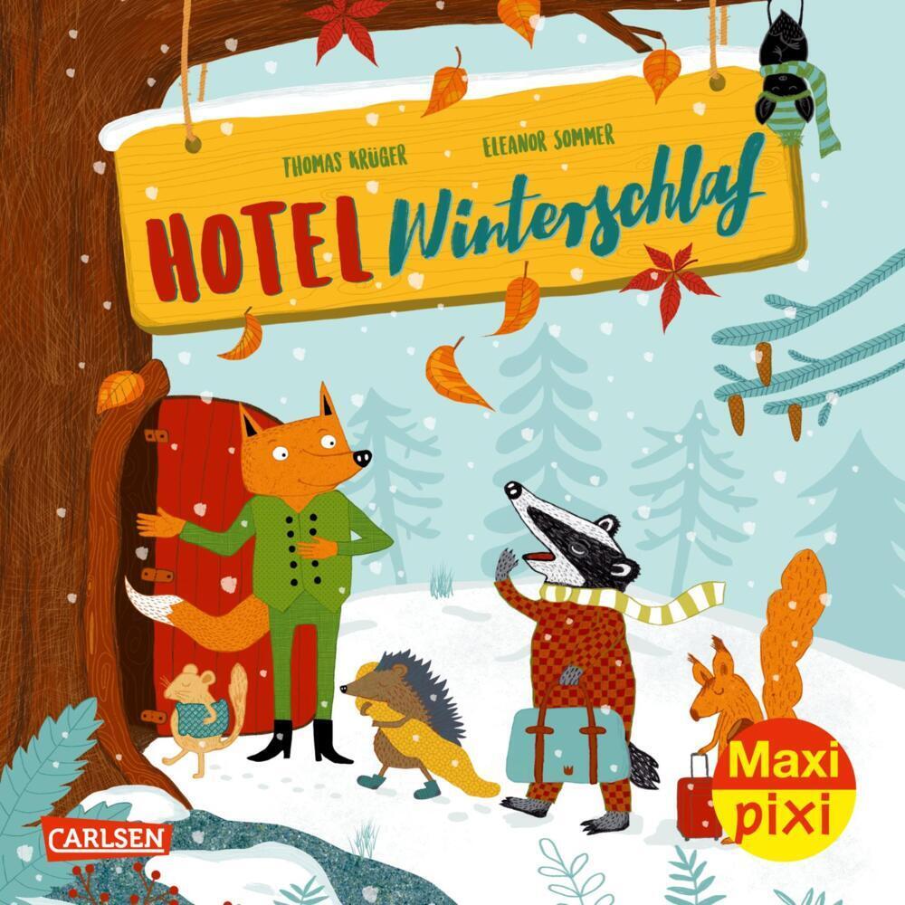 Cover: 9783551032805 | Maxi Pixi 367: Hotel Winterschlaf | Miniaturbuch | Thomas Krüger