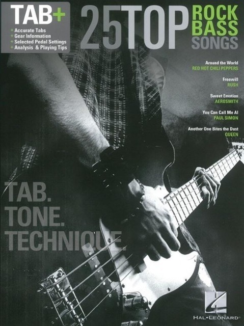 Cover: 884088993801 | 25 Top Rock Bass Songs | Tab. Tone. Technique. | Taschenbuch | Buch