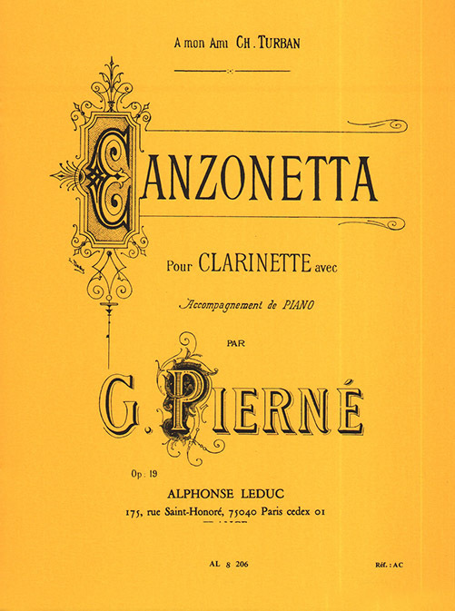 Cover: 9790046082061 | Canzonetta Op.19 | Pierne | Buch | Alphonse Leduc | EAN 9790046082061