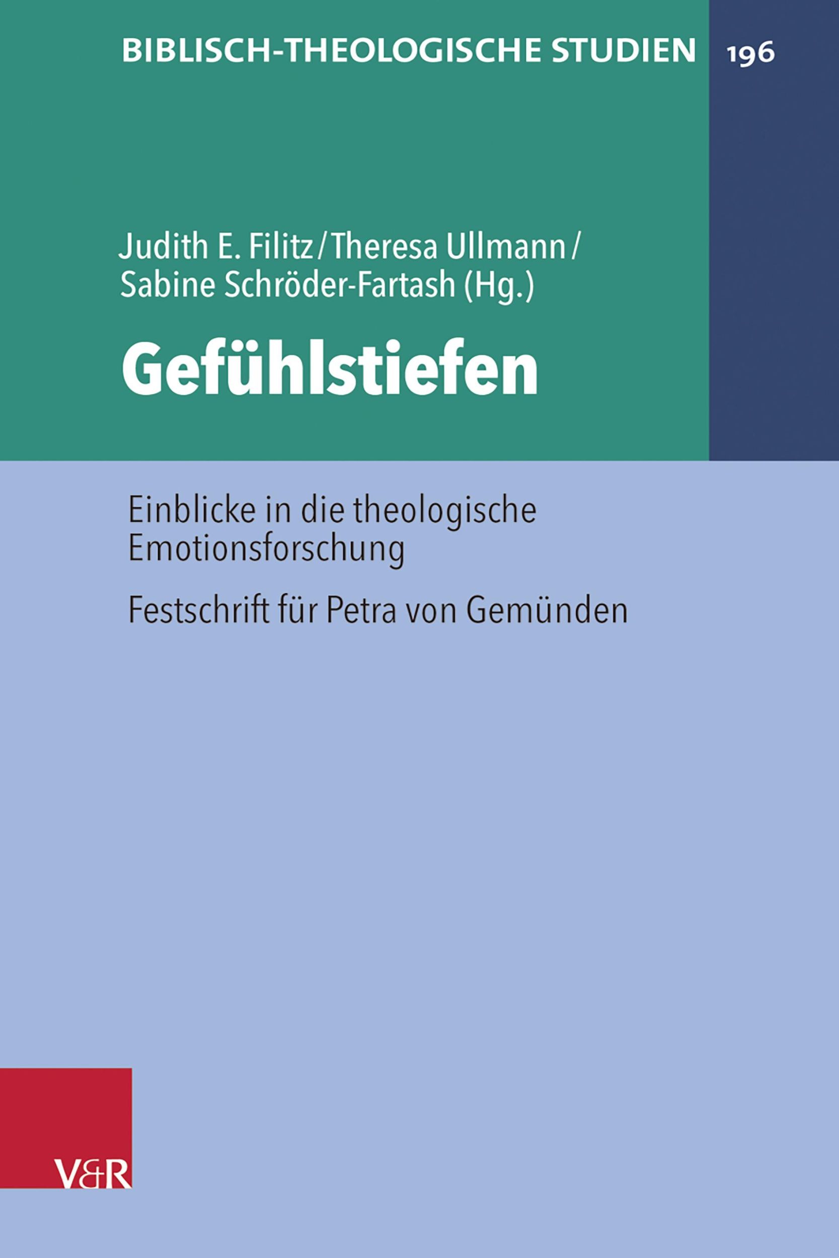 Cover: 9783525500736 | Gefühlstiefen | Judith E. Filitz (u. a.) | Buch | 296 S. | Deutsch