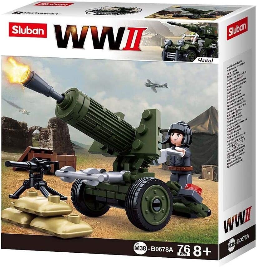 Cover: 8719558071227 | Sluban M38-B0678A - Army WWII, Russische Artillerie, Flak,...