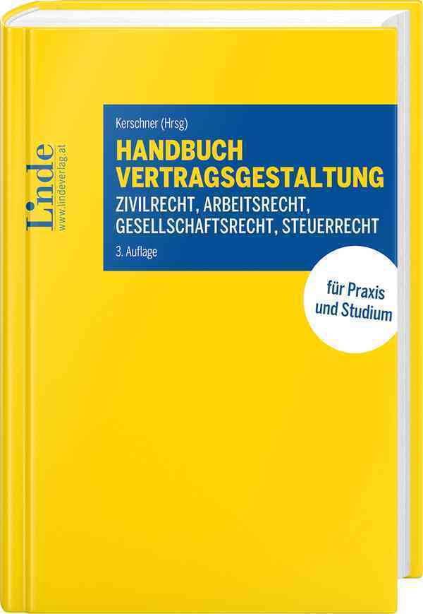 Cover: 9783707345438 | Handbuch Vertragsgestaltung | Benjamin Dobler (u. a.) | Buch | 2022
