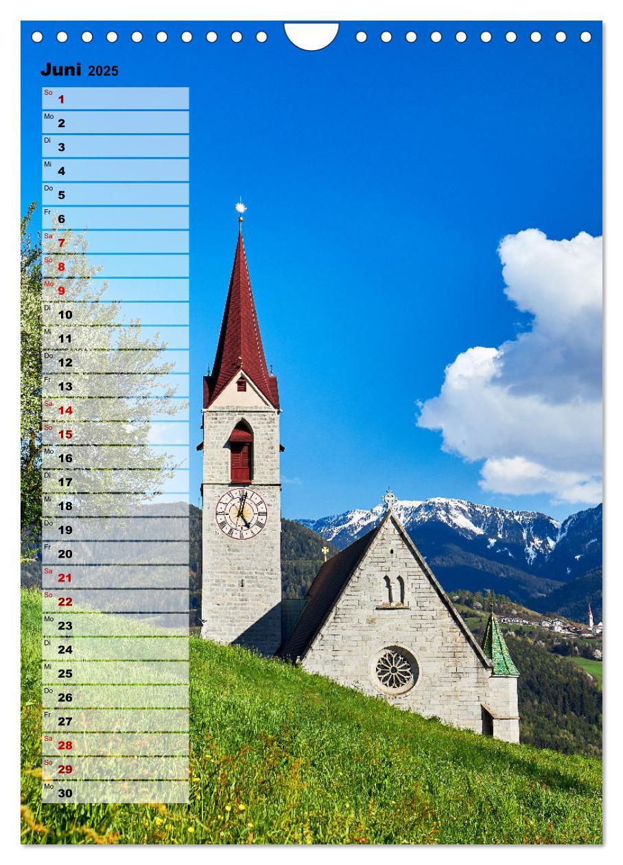 Bild: 9783435932801 | Süd-Tirol Terminplaner (Wandkalender 2025 DIN A4 hoch), CALVENDO...