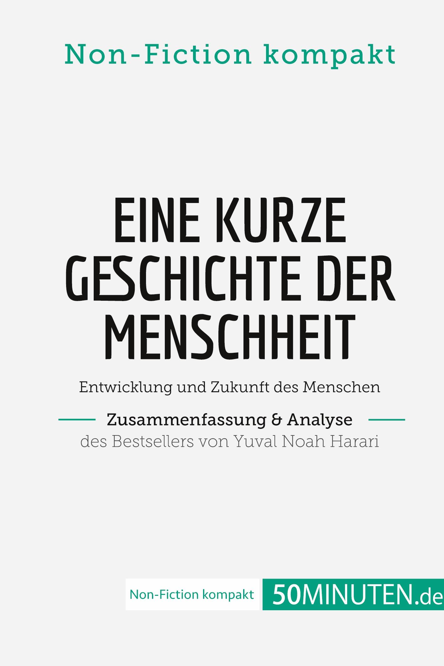 Cover: 9782808022491 | Eine kurze Geschichte der Menschheit. Zusammenfassung &amp; Analyse des...