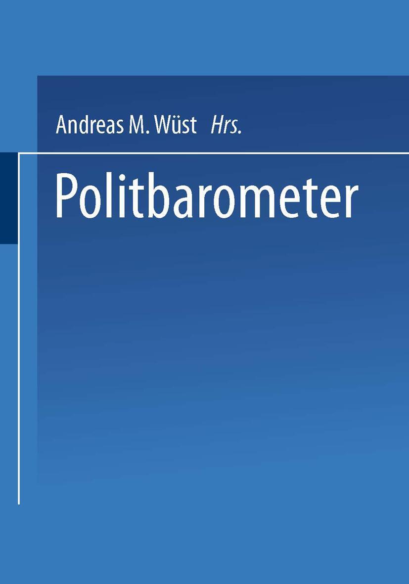 Cover: 9783810040510 | Politbarometer | Andreas M. Wüst | Taschenbuch | Paperback | 370 S.