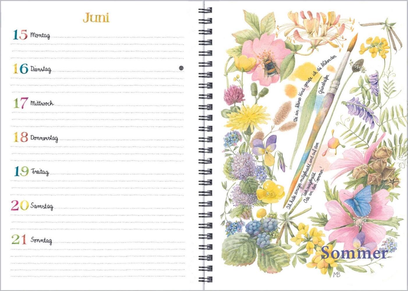 Bild: 9783784357584 | Naturkalender 2024 | Marjolein Bastin | Kalender | Deutsch | 2024