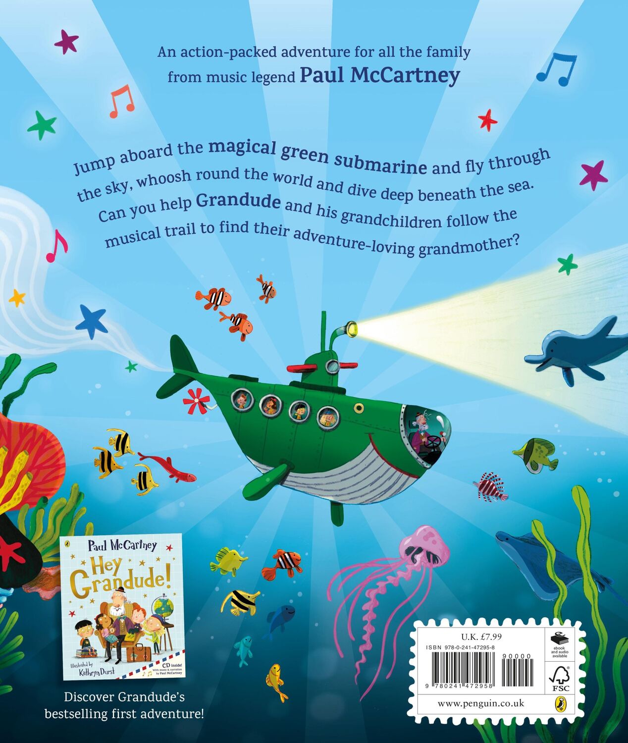 Rückseite: 9780241472958 | Grandude's Green Submarine | Paul McCartney | Taschenbuch | 32 S.