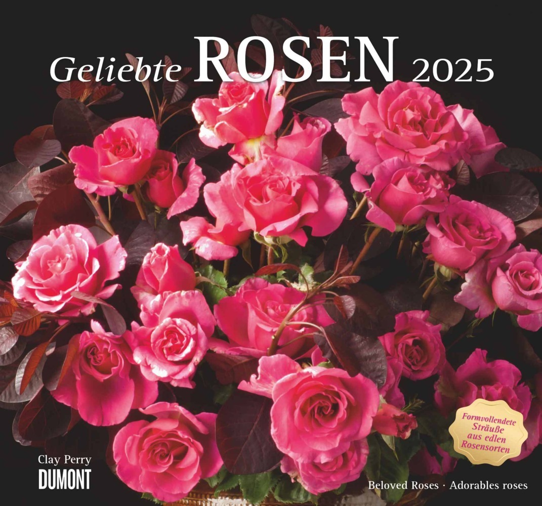 Cover: 4250809653082 | DUMONT - Geliebte Rosen 2025 Wandkalender, 30x30cm, Kalender mit...