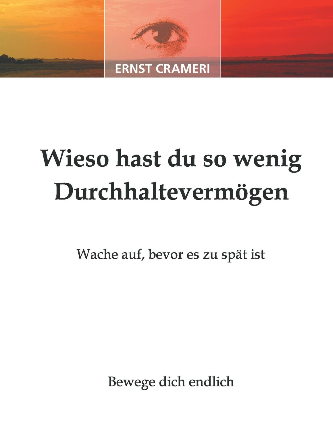 Cover: 9783866890060 | Wieso hast du so wenig Durchhaltevermögen | Ernst Crameri | Buch