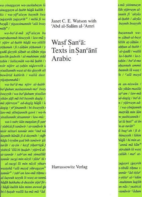 Cover: 9783447042666 | Wasf Sanca: Texts in Sancani Arabic | Janet C Watson (u. a.) | Buch