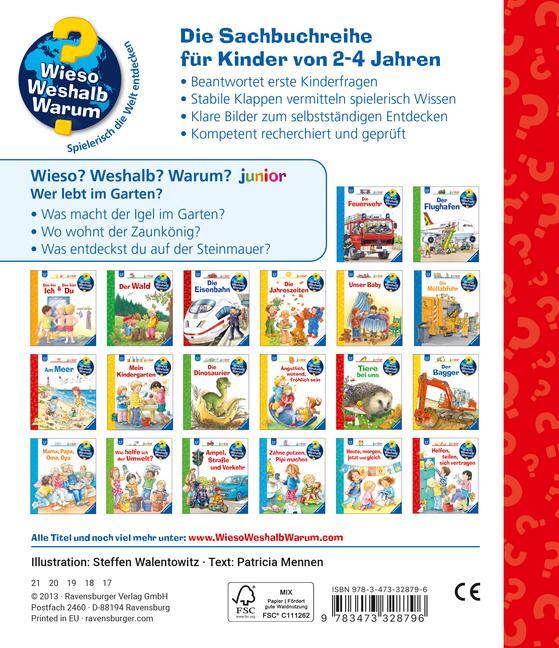 Bild: 9783473328796 | Wieso? Weshalb? Warum? junior, Band 49: Wer lebt im Garten? | Mennen