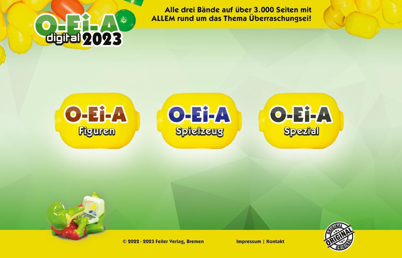 Bild: 9783944550343 | O-Ei-A digital 2023 - Alle drei Preisführer zum Sammelgebiet...