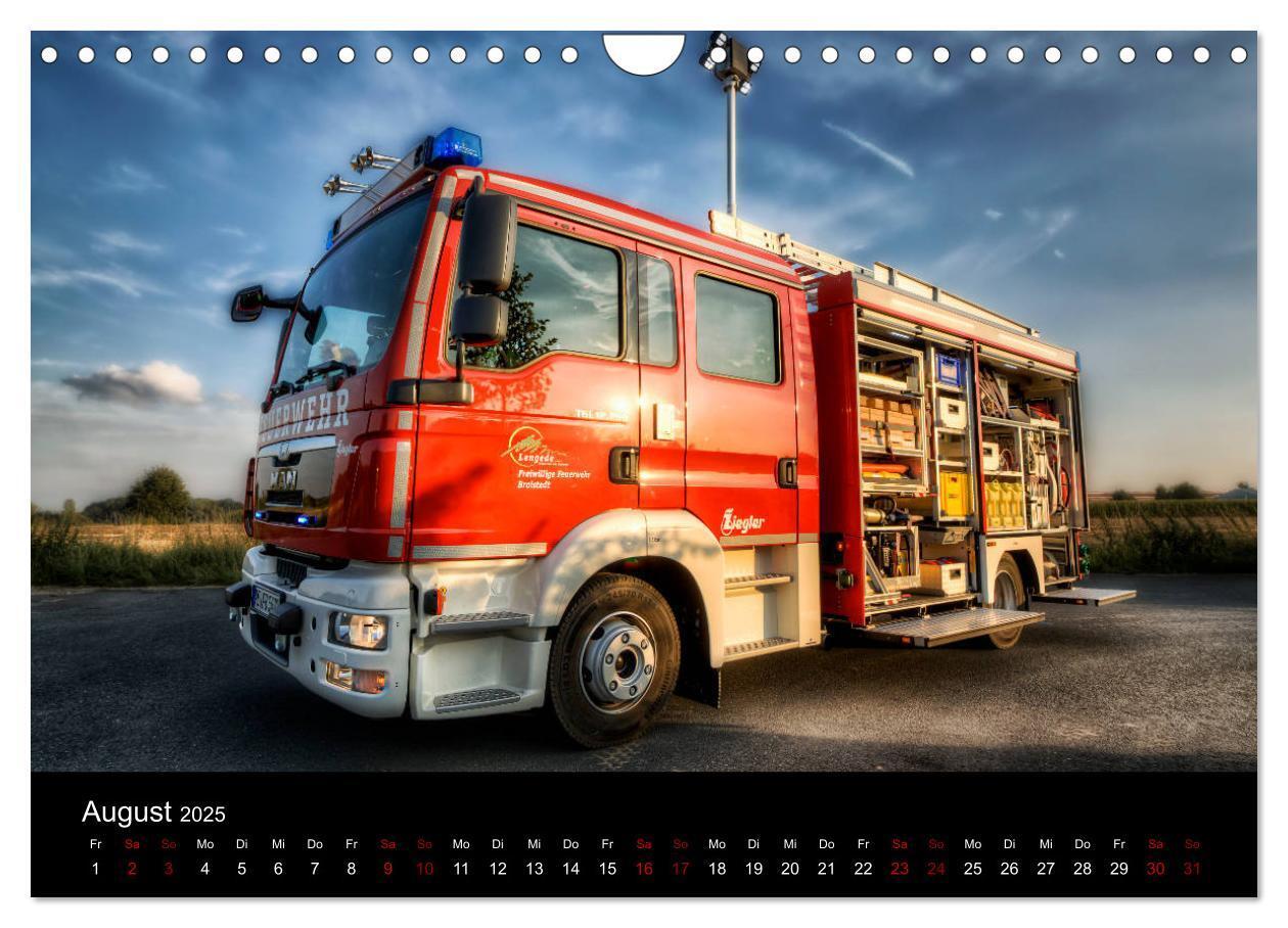 Bild: 9783435422579 | Feuerwehr und Rettungsdienst (Wandkalender 2025 DIN A4 quer),...