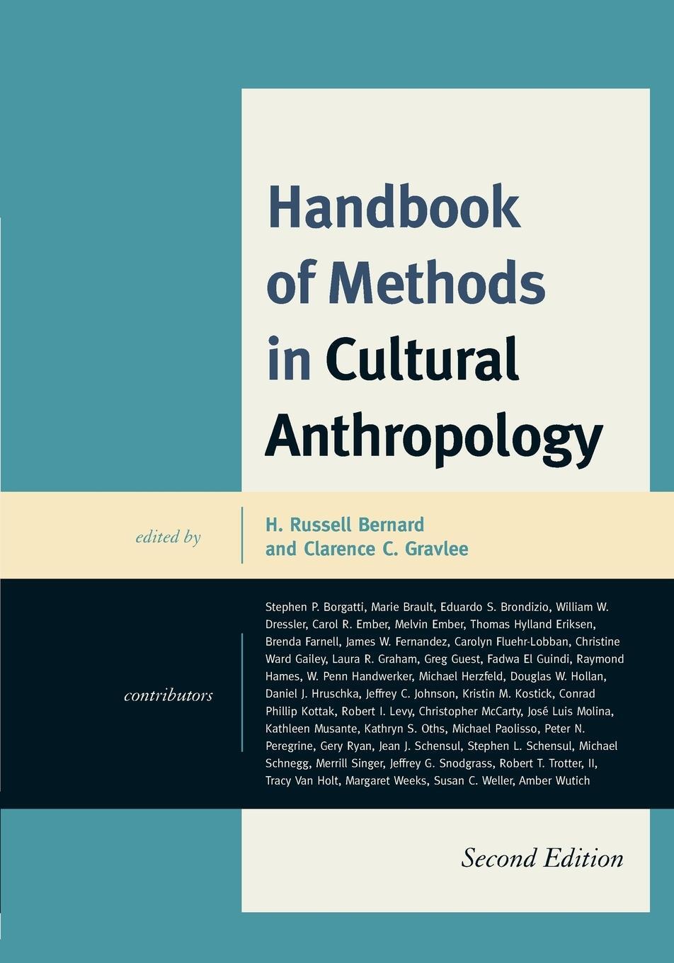 Cover: 9780759120716 | Handbook of Methods in Cultural Anthropology | Clarence C. Gravlee