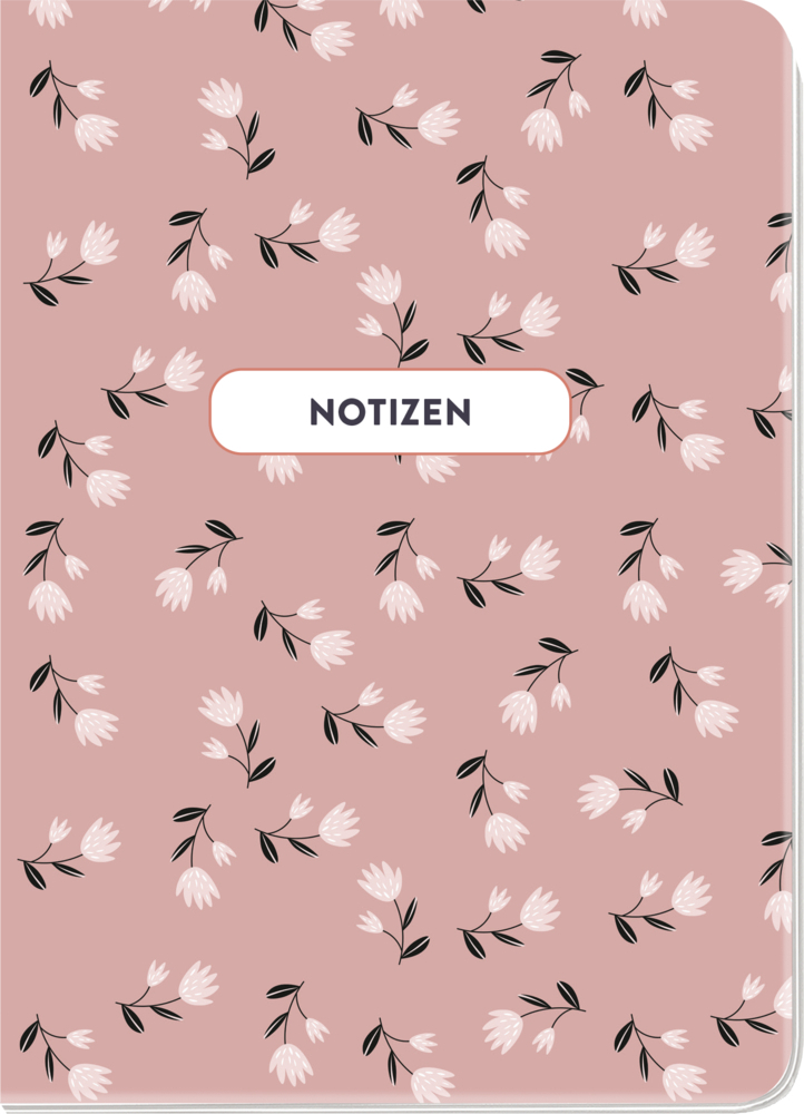 Cover: 4036442010990 | Notizheft Midsommar Blumen (rosa) | Groh Verlag | Notizbuch/Blankobuch