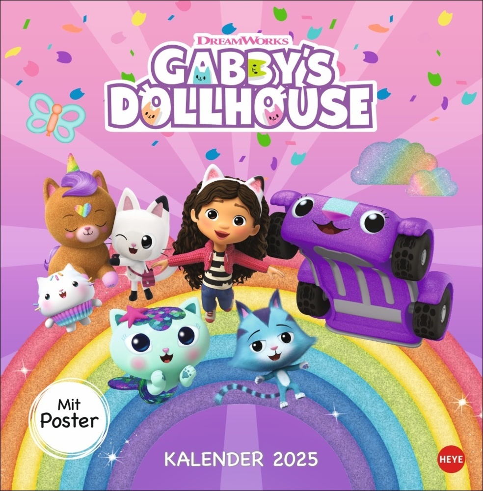 Cover: 9783756409150 | Gabby's Dollhouse Broschurkalender 2025 | Kalender | 28 S. | Deutsch