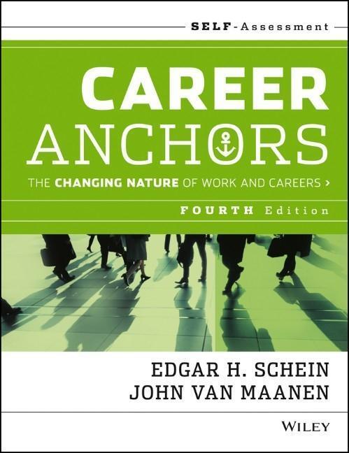Cover: 9781118455760 | Career Anchors. Self Assessment | Edgar H. Schein (u. a.) | Broschüre